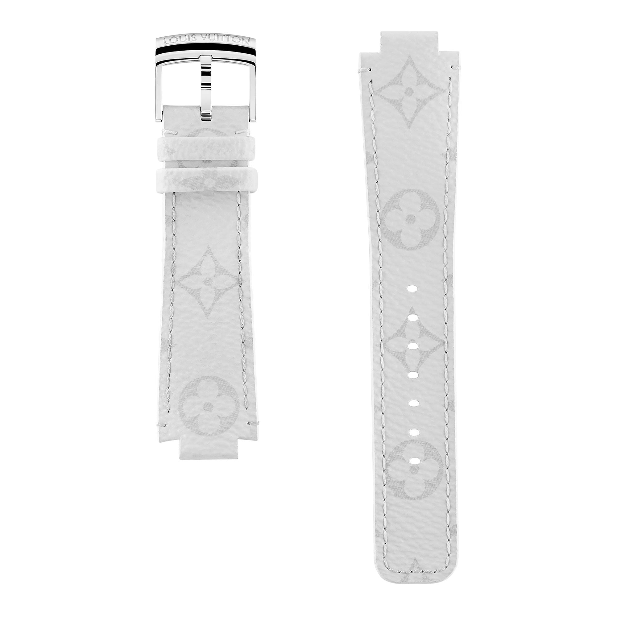 LOUIS VUITTON タンブール用ストラップ モノグラム 白 R15444 Tambour Watch Strap - Jewellery R15444 | LOUIS VUITTON